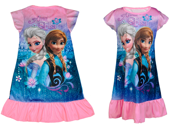75983 ŠATY FROZEN Anna a Elza Ledové království 104/110