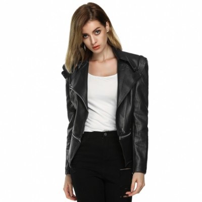 Dámská bunda FAUX kůže 7001496-1 černá S/M