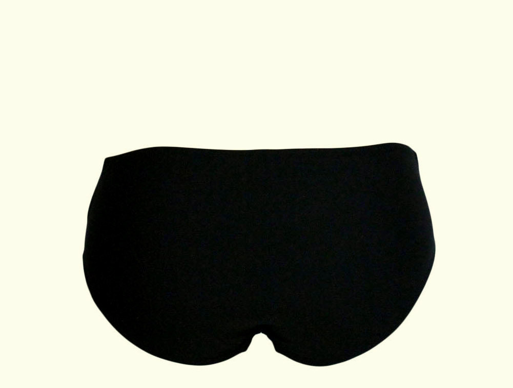 Dámské PLAVKY BIKINY kalhotky spodní díl 141249-12 černá/růžová XL