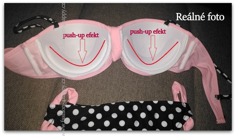 Dvoudílné dámské PLAVKY/BIKINY 80401842-3 růžová XS/S