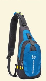 BATOH přes jedno rameno crossbody 7029904-3 modrá /šedá