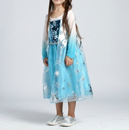 ŠATY ELSA FROZEN Ledové království 314748-3 modrá 92/98
