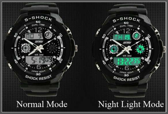 HODINKY pánské SPORT S-SHOCK Quartz waterproof 6168 černá / žlutá