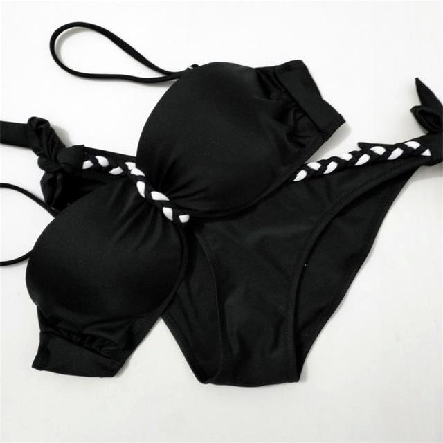 Dvoudílné dámské PLAVKY & BIKINY 607980012-2 černá XS