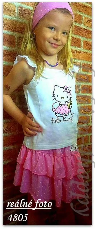 Komplet HELLO KITTY dívčí 4805 modrá 98