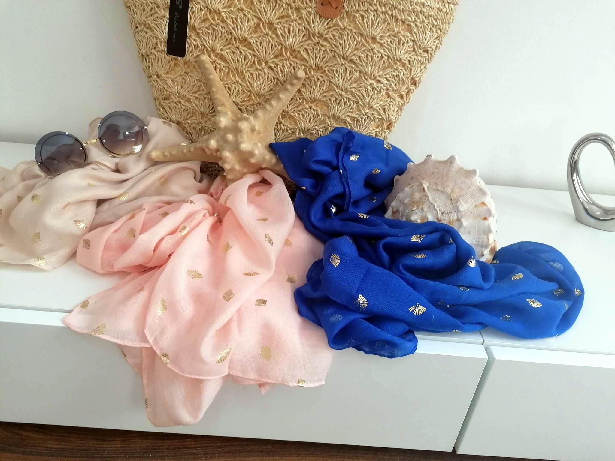 XXL Multifunkční přehoz přes ramena / ruce / pareo / šál / šátek 330242704-8 růžová 190 x 80 cm