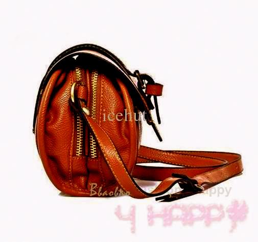 KABELKA přes rameno CROSSBODY 5009-1 cihlově hnědá