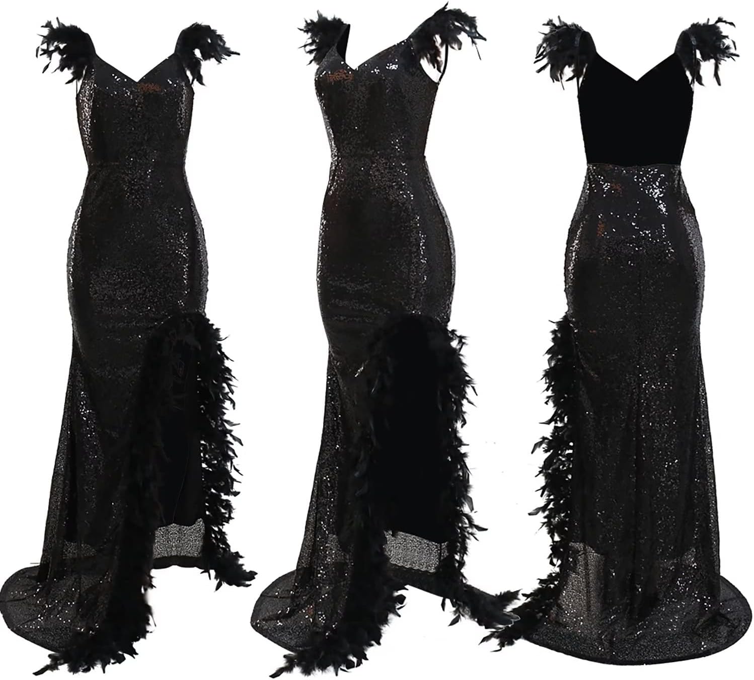 Fashion-4happy Společenské šaty LATINA 30900214-2 černá S