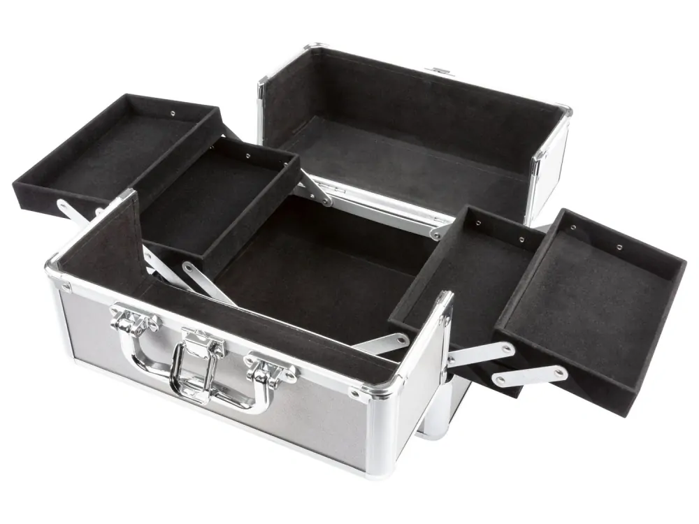 Malý kosmetický kufřík 100342393-2 (25 x 17,5 x 17,5 cm) černá barva