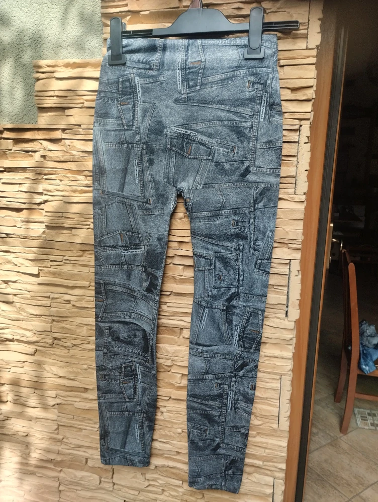 Dámské LEGÍNY stretch 808340-2 černá XS/S/M - - poslední 2 kusy za tuto cenu