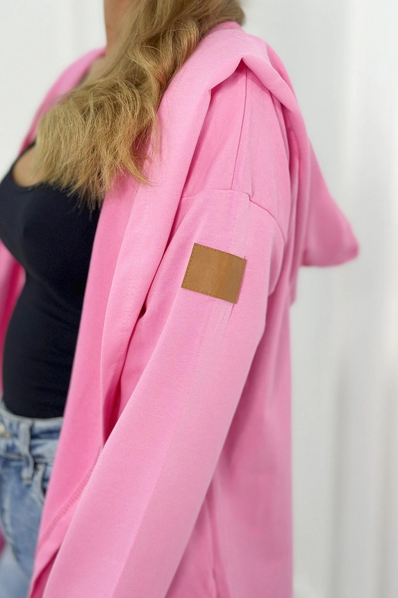 Kesi Dámský kartigan 9077-10 růžová univerzální 