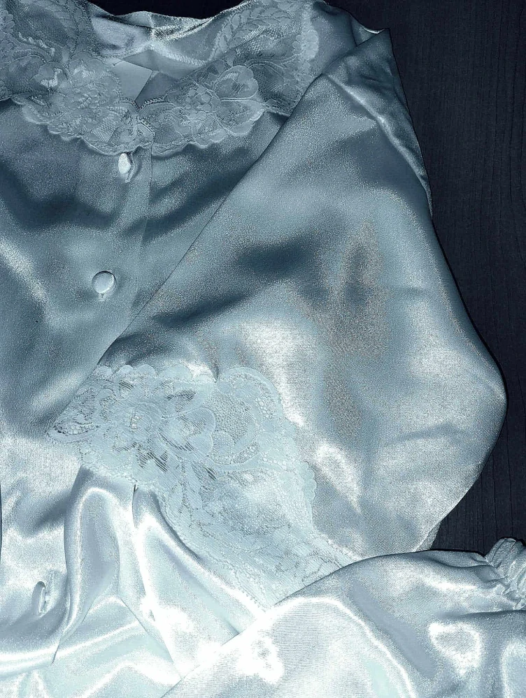 Luxusní dámské pyžamo / komplet 0491-1 bílá S 