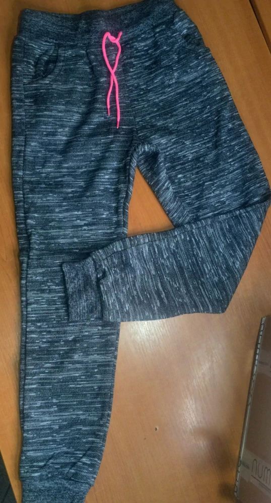 Kaline Dívčí tepláková souprava černá melír M