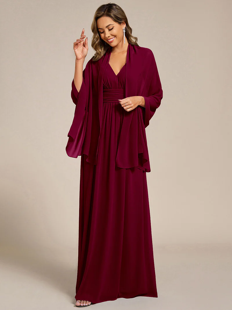 Ever Pretty přehoz přes ramena vínová 