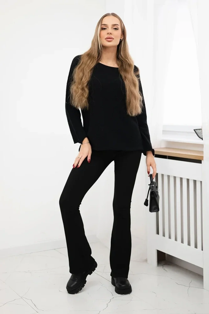 Kesi Dámský svetr IT64-2 černá univerzální