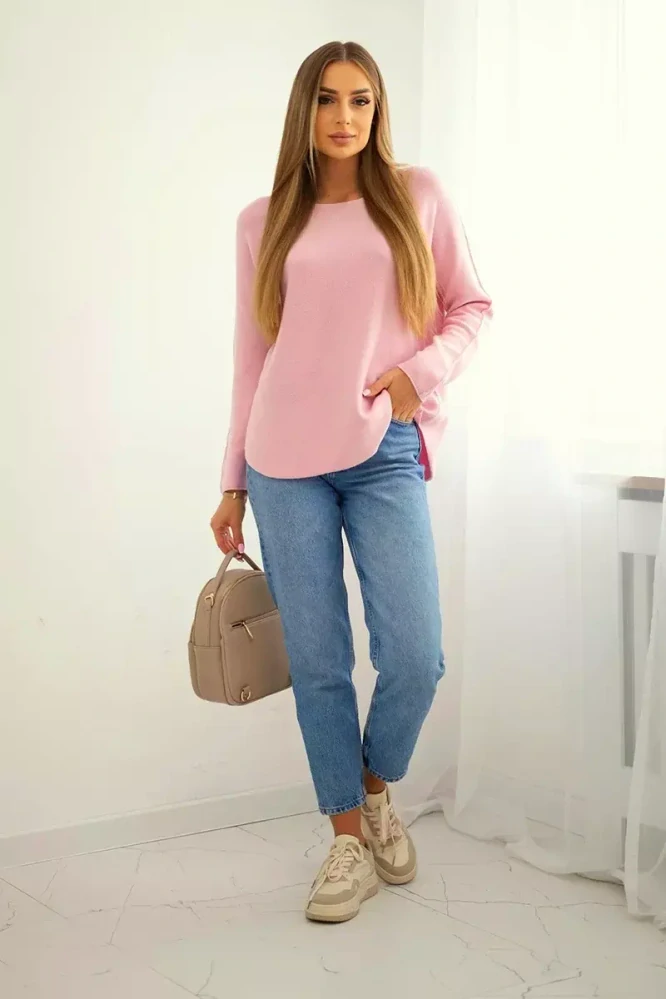 Kesi Dámský svetr IT64-6 růžová univerzální