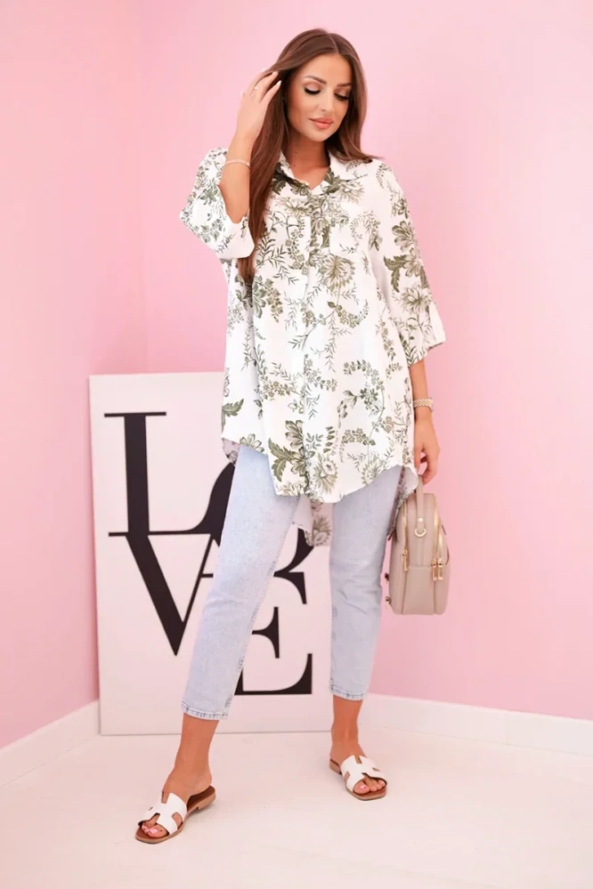 Kesi Dámská košile Khaki univerzální 