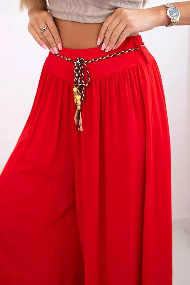 Kesi Dámské kalhoty červená univerzální