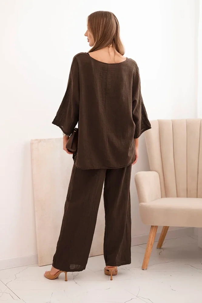 Kesi Dámský komplet hnědá univerzální