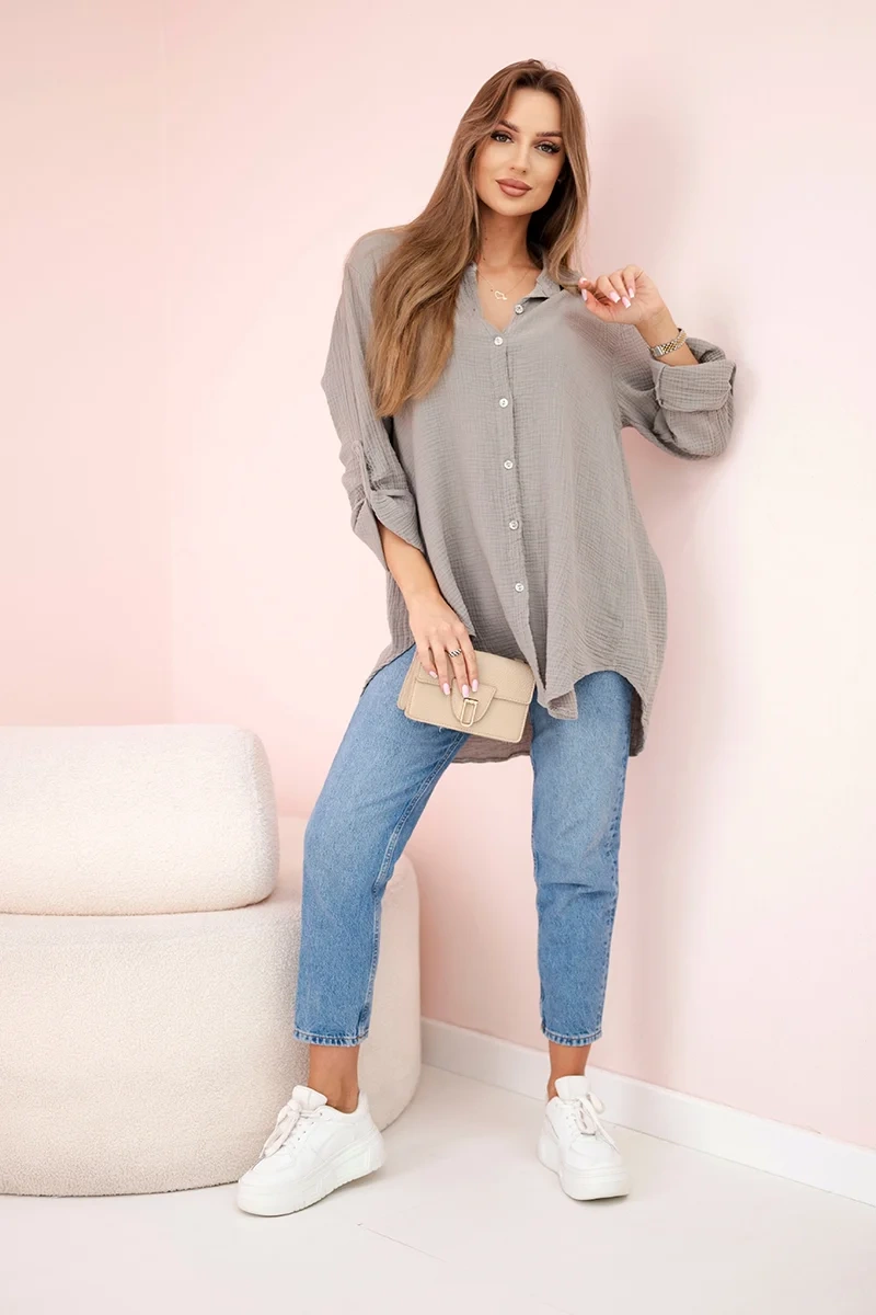 Kesi Dámská košile Mušelínová 208-1 fango univerzální 