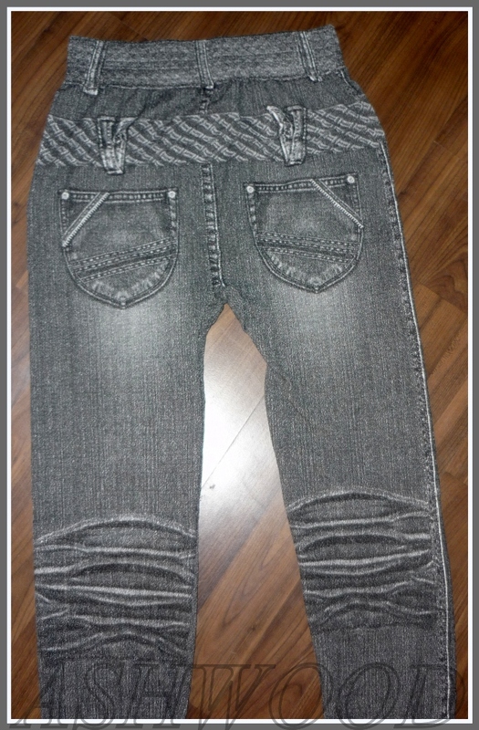 LEGÍNY dámské STRETCH 11058 černá UNI M/L/XL