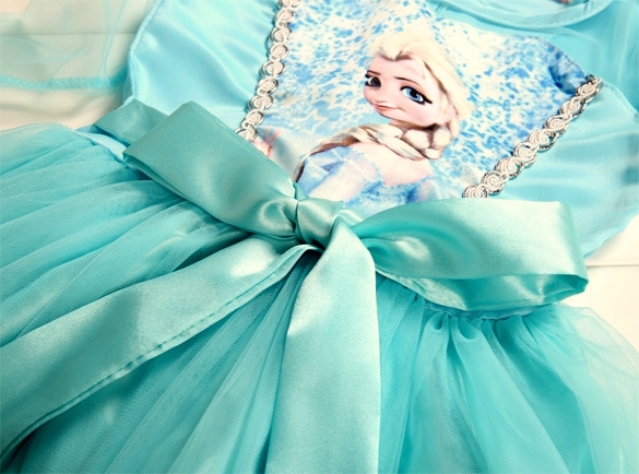 ŠATY ELZA FROZEN Ledové království TUTU 7004120 modrá 92/98