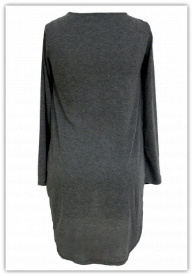 HALENKA / TRIKO TUNIKA 125738-3 šedá UNI M/L