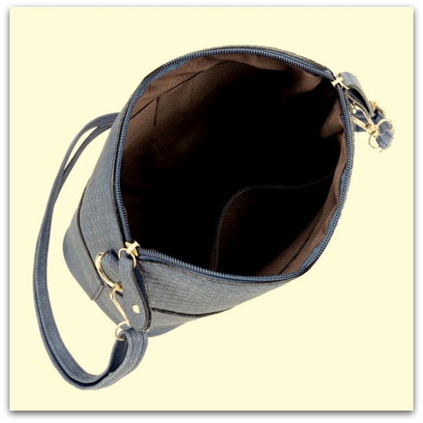 Dámská KABELKA přes rameno CROSSBODY 7030771-5 šedomodrá