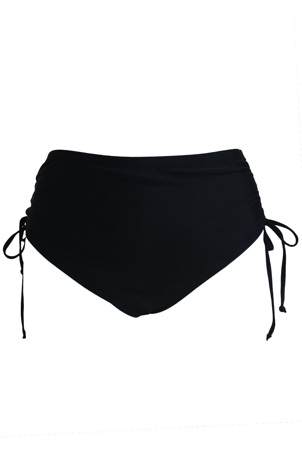Spodní díl dámské PLAVKY BIKINY kalhotky vysoké 1410031-2 černá 7XL