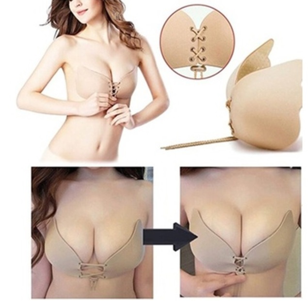 Magická podprsenka MAGIC BRA push-up bez ramínek 415030-1 tělová L