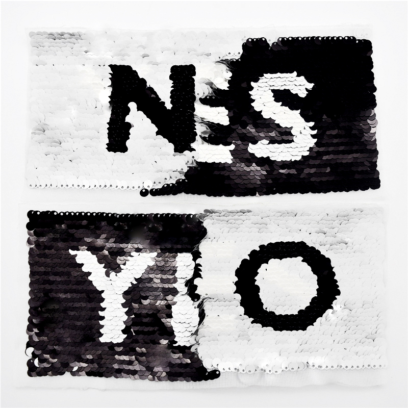 Dětské tričko měnící se flitry Yes/No 2018018-1 bílá unisex 134/140