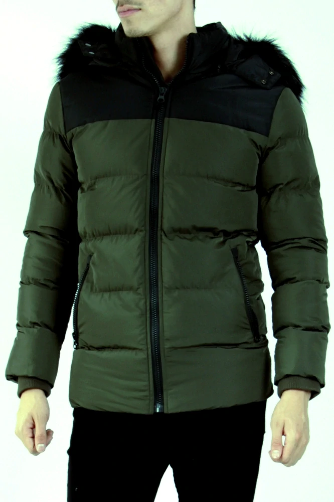 FRILIVIN zimní pánská bunda 220030-6 khaki 