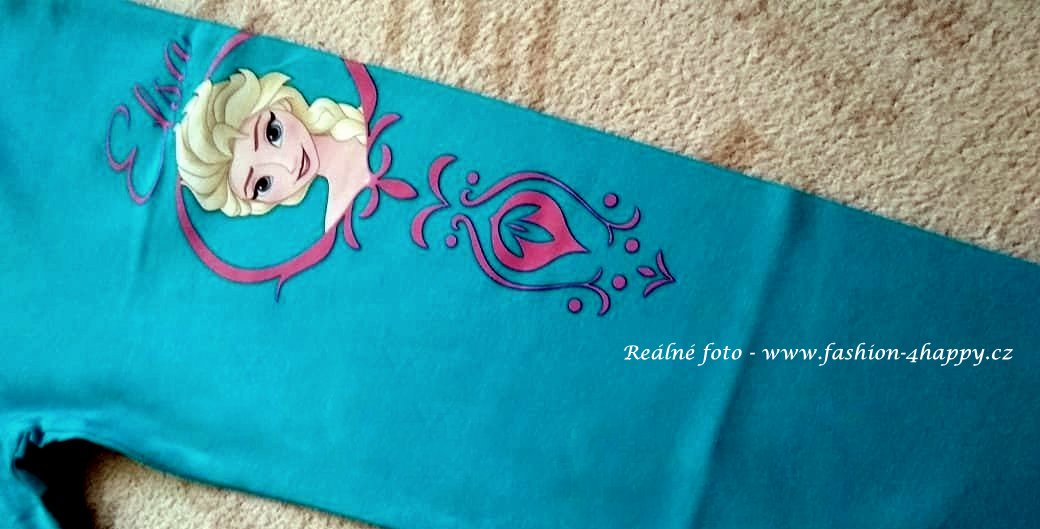 DISNEY dívčí LEGÍNY FROZEN Elsa 5149366 - 3 modrá 104 