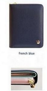 Dámská peněženka CROWN 85348-3 modrá 2. jakost