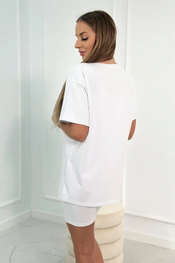 Kesi dámská dvoudíllná souprava bílá