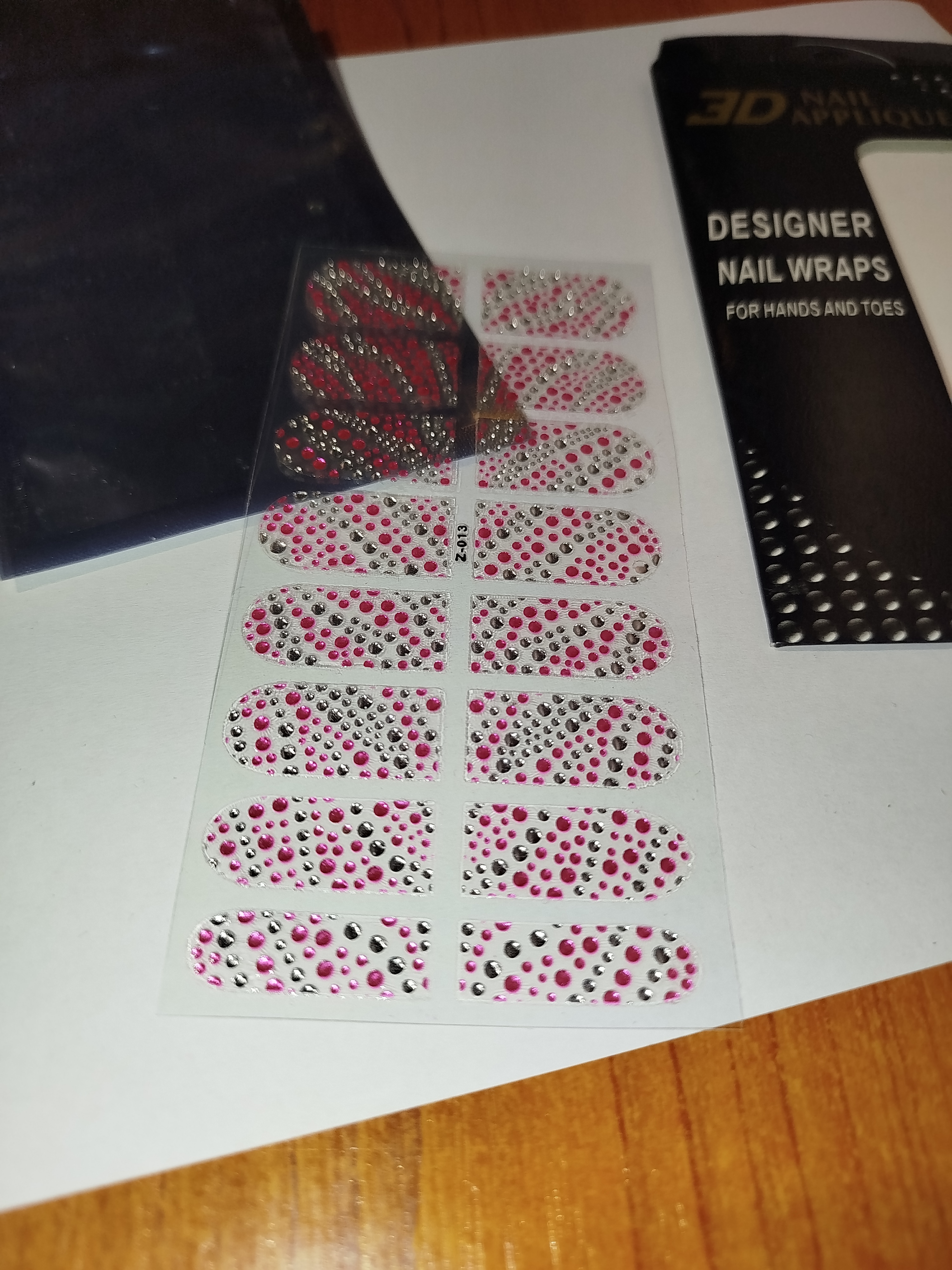 3D luxusní nálepky na nehty 005