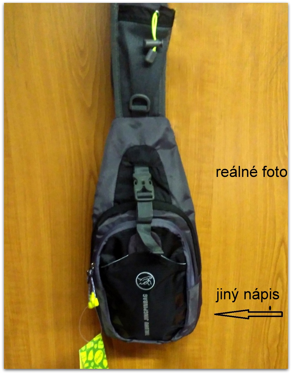 BATOH přes jedno rameno CROSSBODY 7029904-2 černá /šedá + VIDEO pruduktu