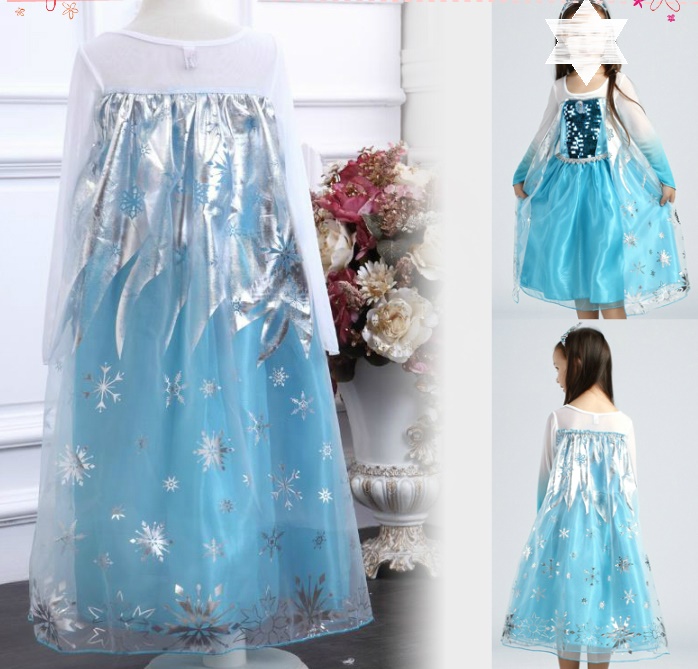 ŠATY ELSA FROZEN Ledové království 314748-3 modrá 92/98