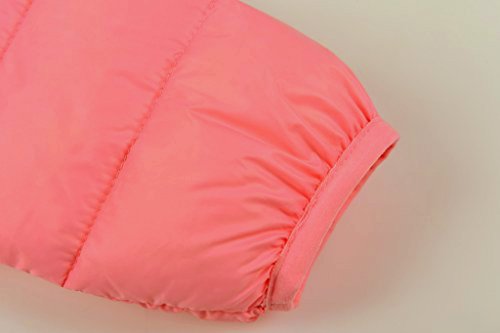 Dětská ULTRA LIGHT péřová bunda s kapucí UNISEX 9901750-5 růžová 134/140