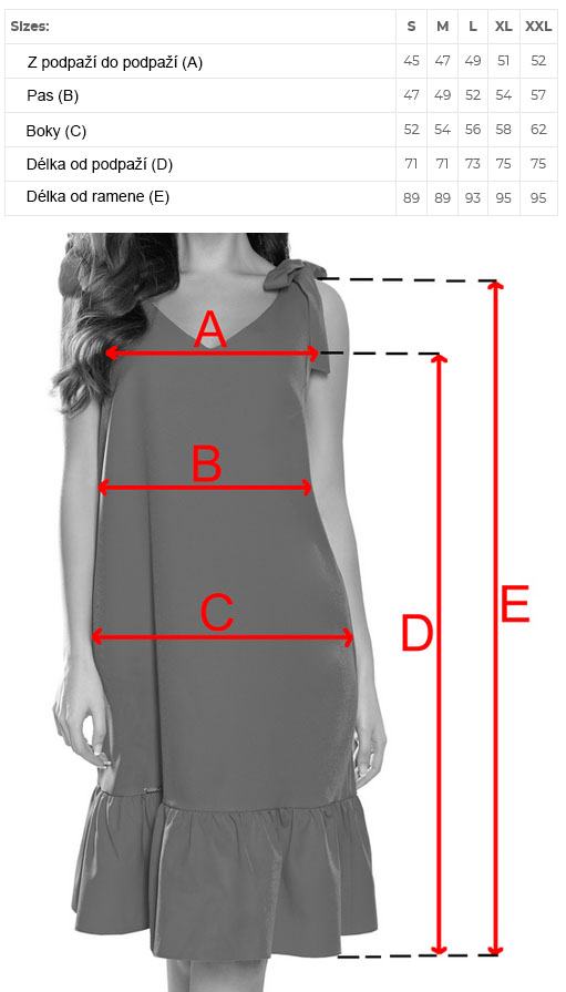 Numoco ROSITA Šaty s mašlemi na ramenou 306-3 - pudrově růžová S