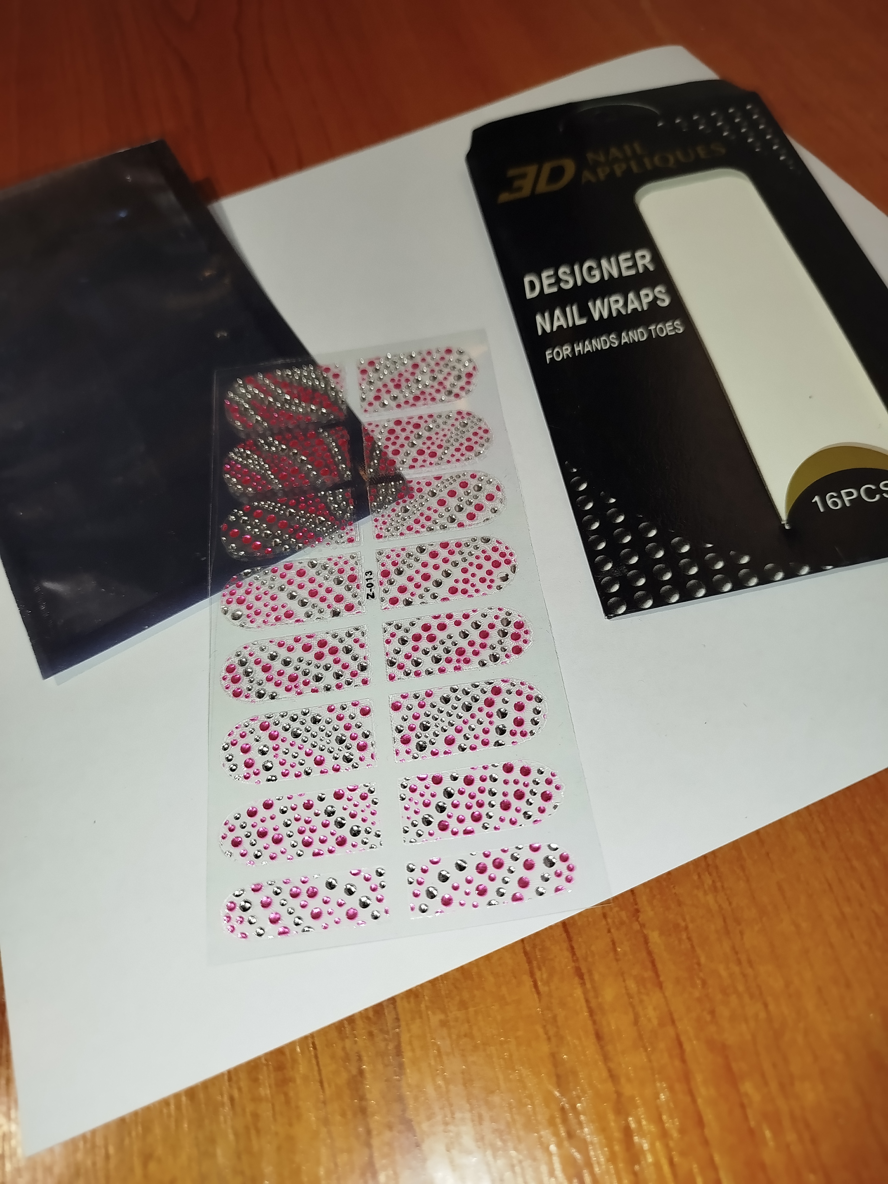 3D luxusní nálepky na nehty 005