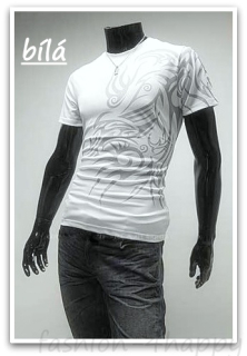 F4H pánské tričko TATTO 81301 bílá M/L 