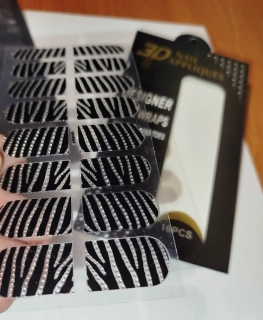 3D luxusní nálepky na nehty 001