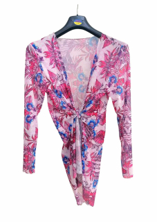 Přehoz / kabátek přes plavky 301610-533 růžová L