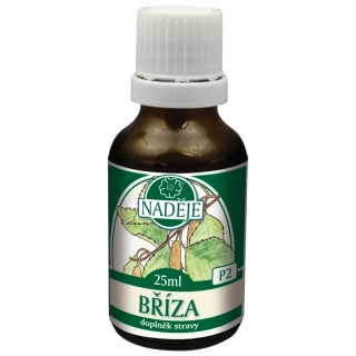 Naděje Bříza tinktura z pupenů rostlin 25 ml / 50 ml (skladem: 25ml)..... cholesterol, játra, ledviny, trávení, pročišťování