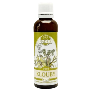 Naděje Klouby - unikátní rostlinná tinktura pro péči o klouby 50 ml