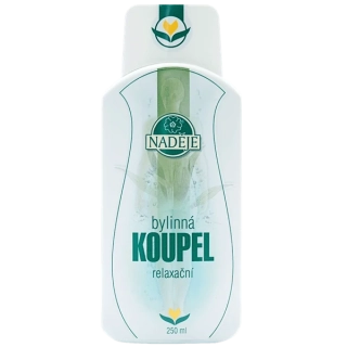 Relaxační bylinná koupel - přispívá na nervy a zklidnění 250 ml