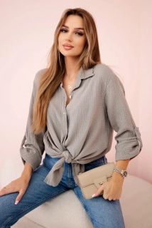 Bavlněná Mušelínová košile 208-1 fango univerzální S/M/L 100% bavlna 